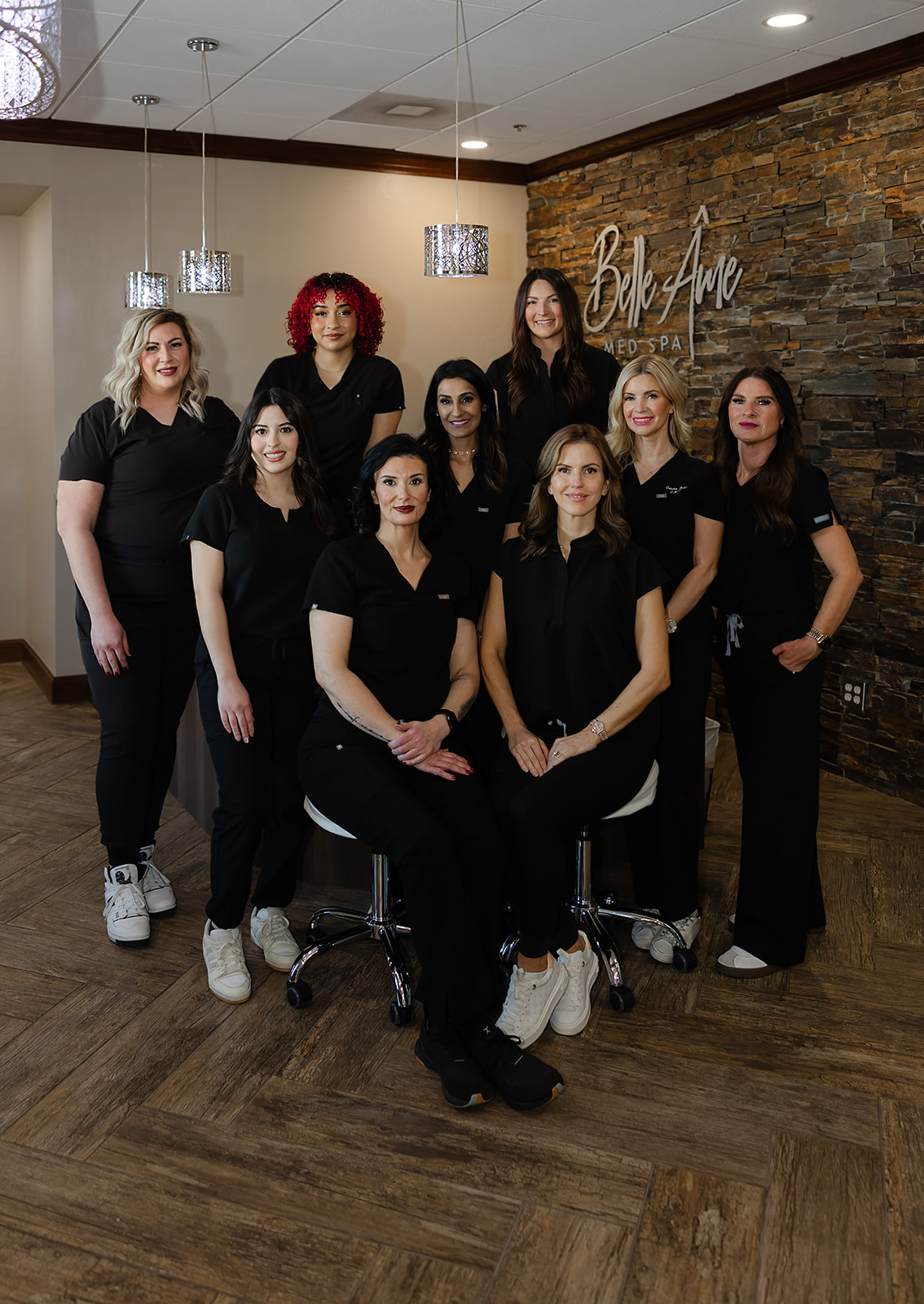 Belle Âme Med Spa team providing expert care as part of med spa specials in Oklahoma City